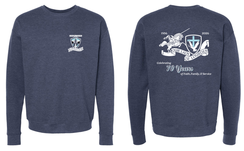 70th Anniversary Adult Crewneck
